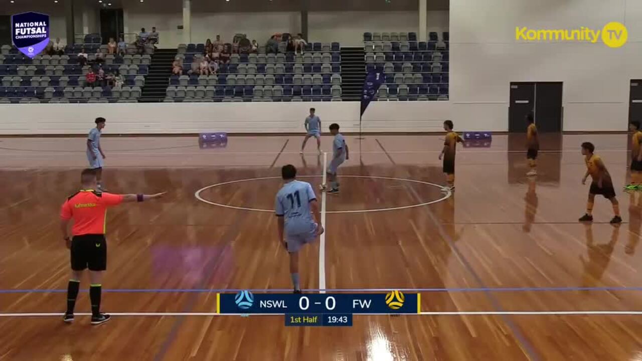 Replay: Football NSW Lightning v Football West (Youth Men) - 2025 National Futsal Championships Day 3