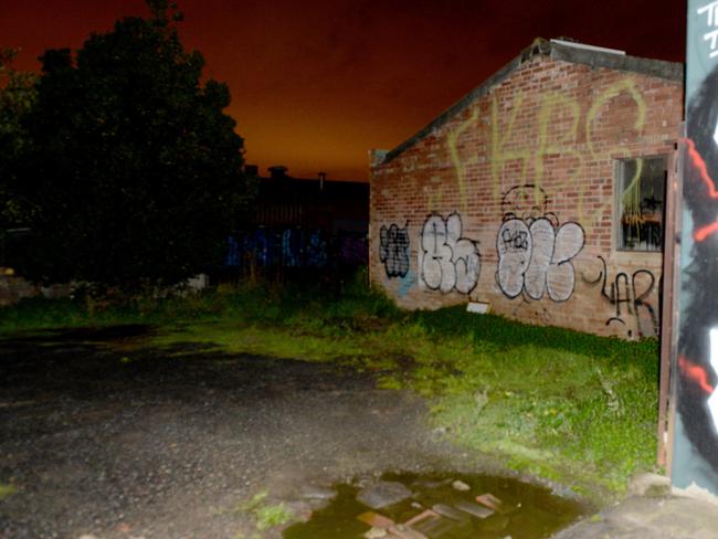 Jill Meagher met her last moments in this back lane behind the shops in the inner Melbourne suburb of Brunswick four-and-a-half years ago. Picture: Mal Fairclough/news.com.au