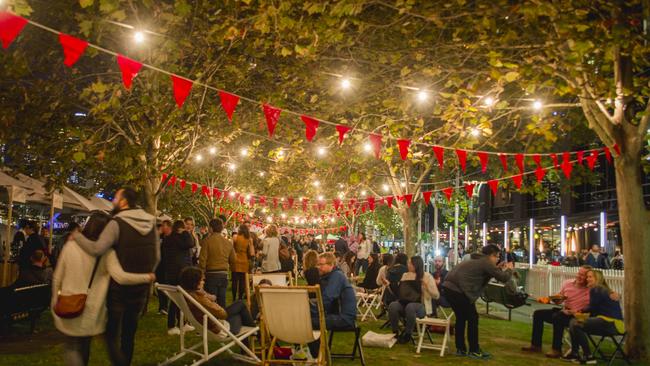 Sip under the stars at City Cellar, part of the Melbourne Food &amp; Wine Festival’s River Graze.