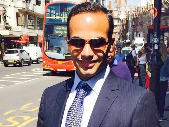 George Papadopoulos posing on a street of London. The former Trump campaign aide pleaded guilty to lying to the FBI about his Kremlin-related contacts. Picture: AFP/LinkedIn