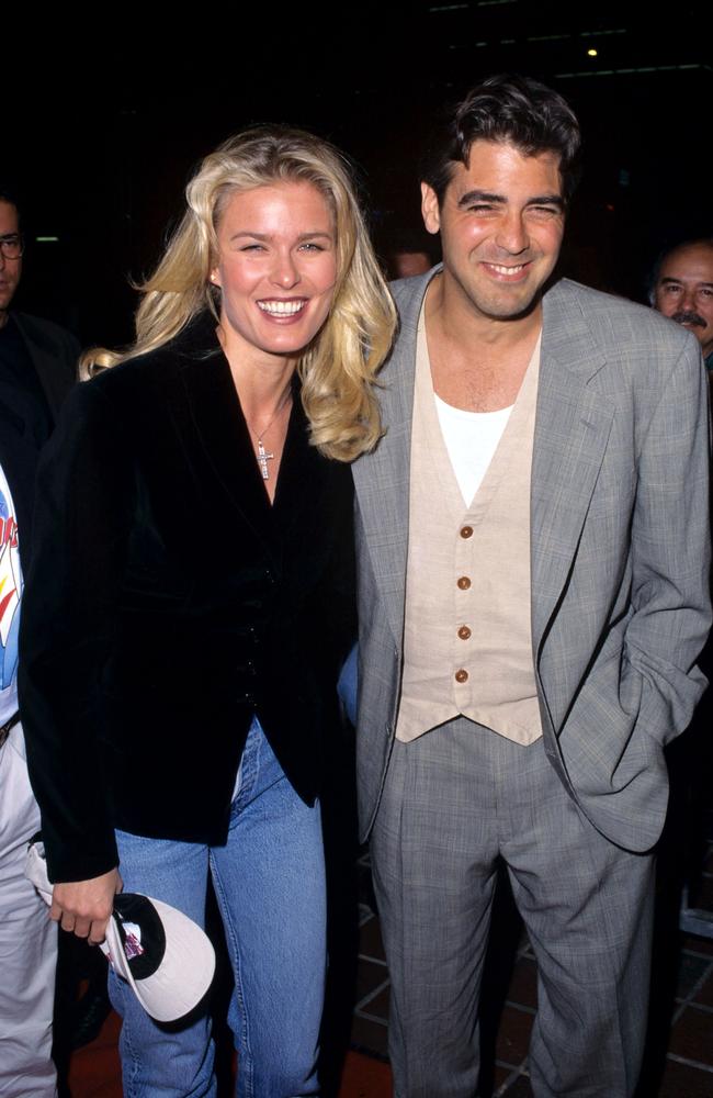 Kirsebom rose to fame in the 90s, during which time she dated George Clooney. Picture: S. Granitz/WireImage