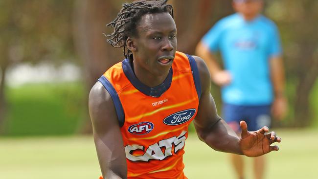 Geelong Falcons prospect Ben Rongdit is among the Falcons squad. Picture: Alison Wynd