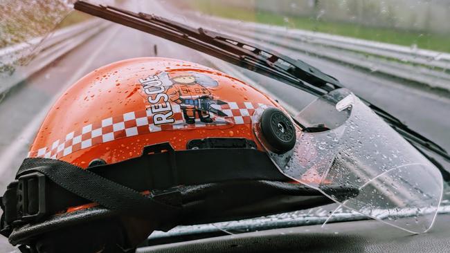 Tasmania SES crews during wild weather event across the state on August 31. Picture: Tas SES