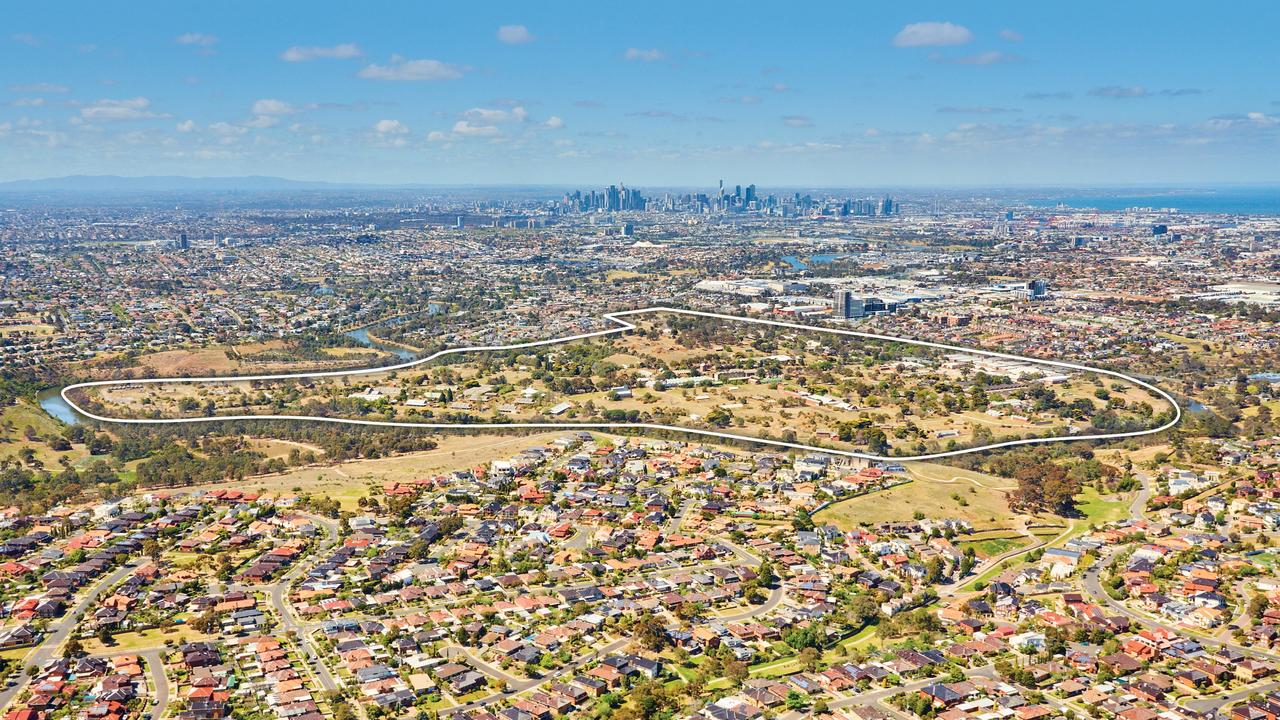 The 128-hectare development site being sold by the Defence Department at 2 Cordite Ave, Maribyrnong.