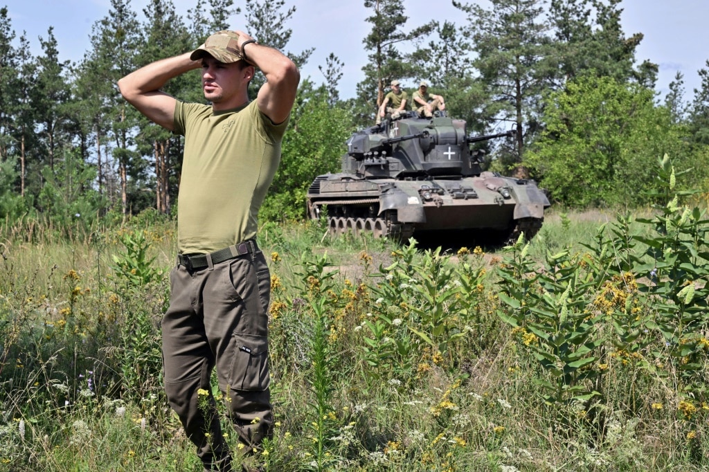 Searching for drones over Ukrainian skies