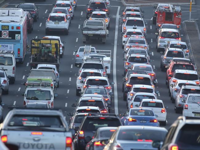 Traffic to essential services like hospitals and schools will take longer by 2031. Picture: John Grainger