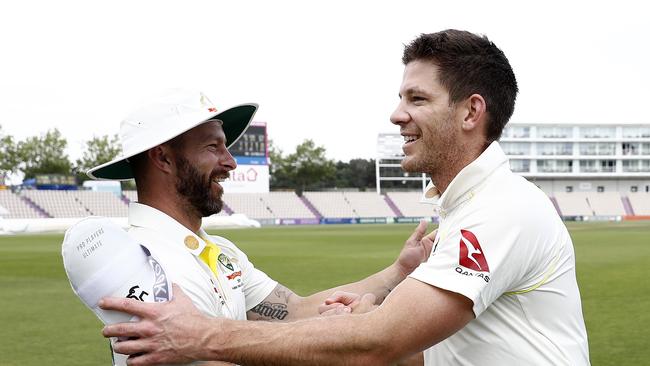 Matthew Wade and Tim Paine have both resurrected their Test careers post Sandpaper-gate. Picture: Ryan Pierse/Getty Images