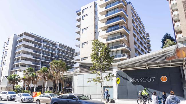 The owners of Mascot Towers, where residents were kicked out of because of cracks in the building, are suing a neighbouring developer. Picture: AAP Image Matthew Vasilescu