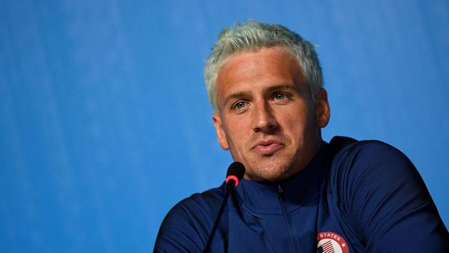 Ryan Lochte epitomises the ‘ugly American with a truly ugly hairstyle’. Picture: AFP/Martin Bureau