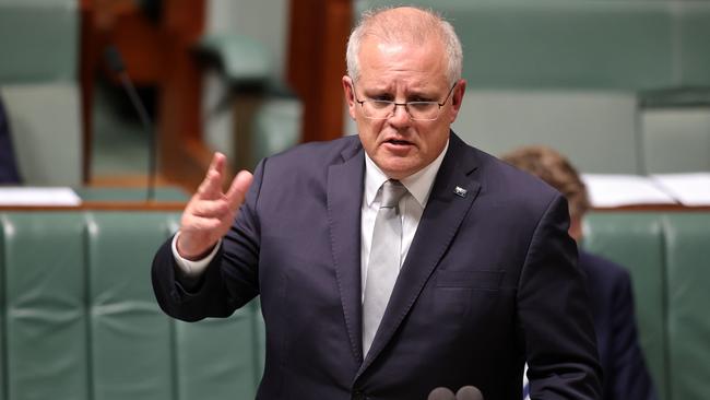 Scott Morrison has moved to address concerns from the Reserve Bank, welfare and business groups that unemployed Australians could be left exposed when support programs cease. Picture: Gary Ramage