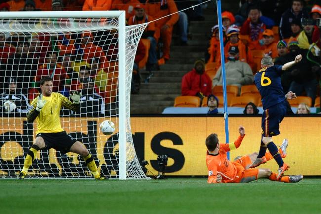 Andres Iniesta's goal earned Spain their first-ever World Cup in 2010