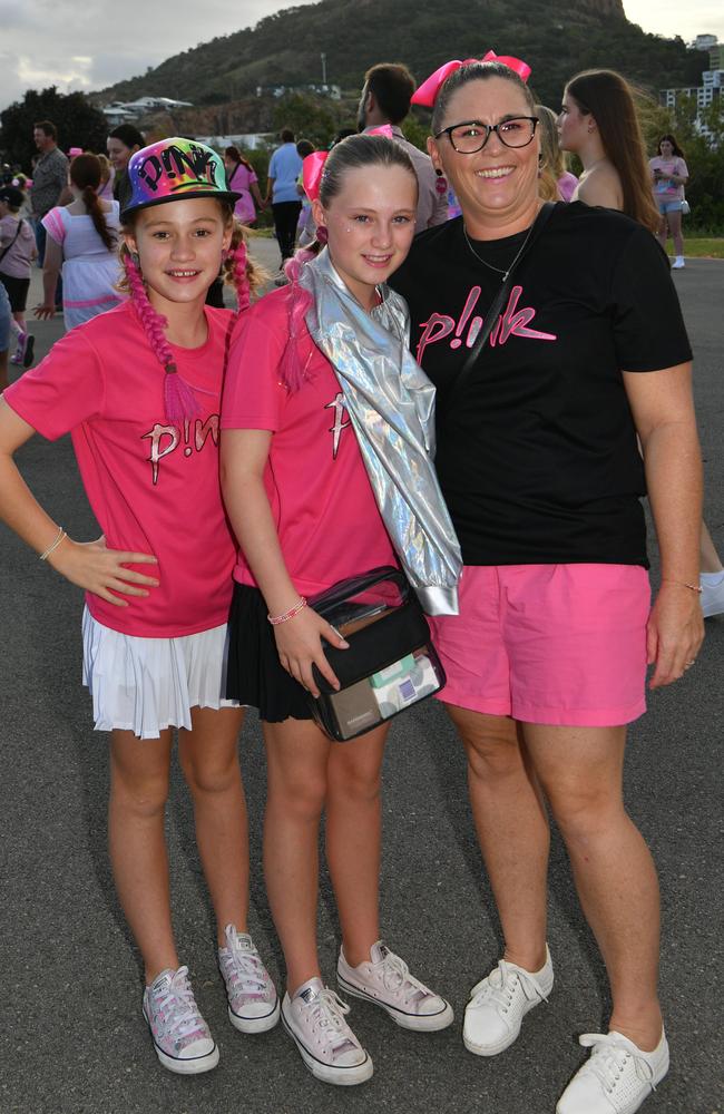 Socials at Pink convert at Townsville's Quensland Country Bank Stadium. Picture: Evan Morgan