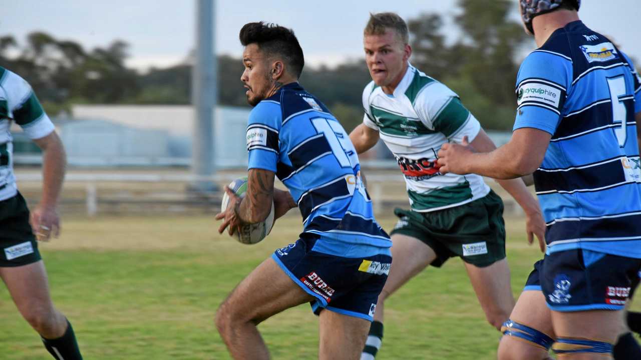 FAST PLAY: Liam Walker sprints down the field during the Echidnas A grade game against the Cods. Picture: Alexia Austin