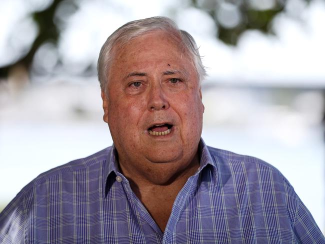 Clive Palmer was the first to launch defamation action against the Premier, who then countersued. Picture: Nigel Hallett