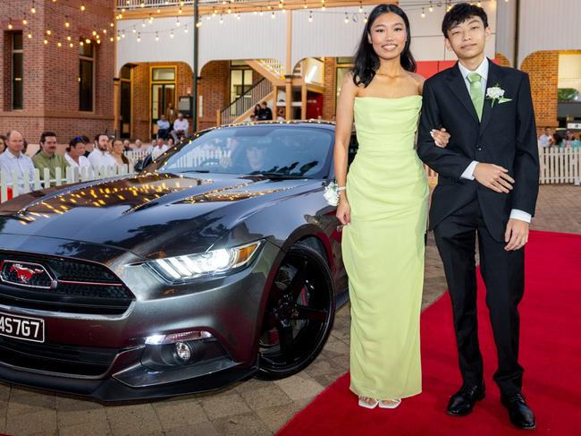 CLASS OF 2024: Townsville Grammar School formal. Students Isabella Wong & Hugo Wong.