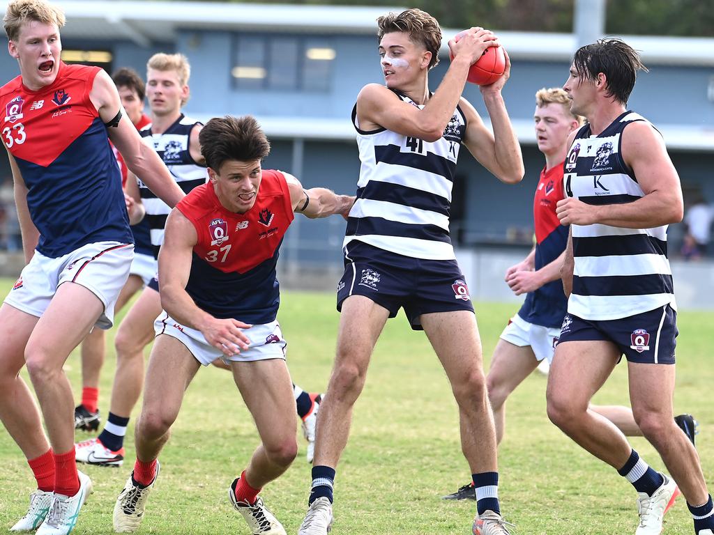 QAFL match between Broadbeach and Surfers. Sunday May 5, 2024. Picture, John Gass