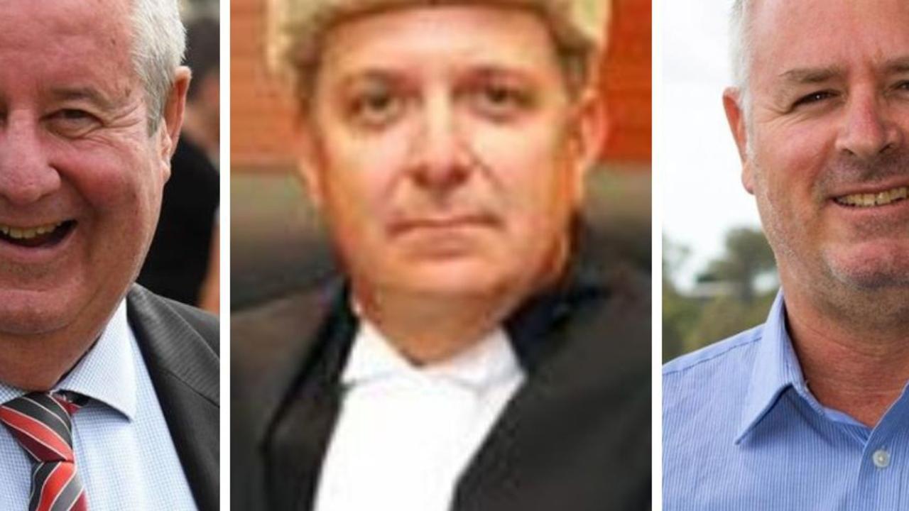 Steve Cooper, Justice James Henry and Shorne Sanders.