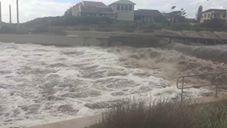 AU SA:    River Torrens Gushes Through Henley Beach Bridge   September 30