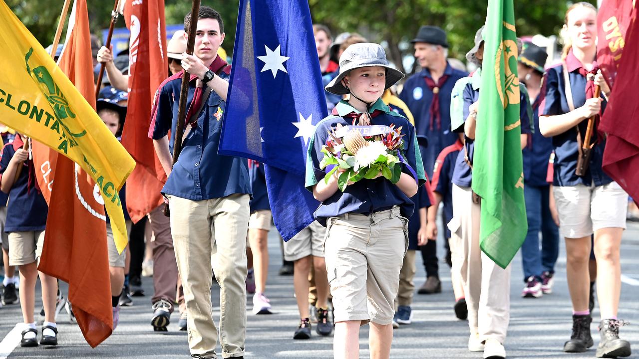 Redcliffe Anzac Day. Picture: John Gass