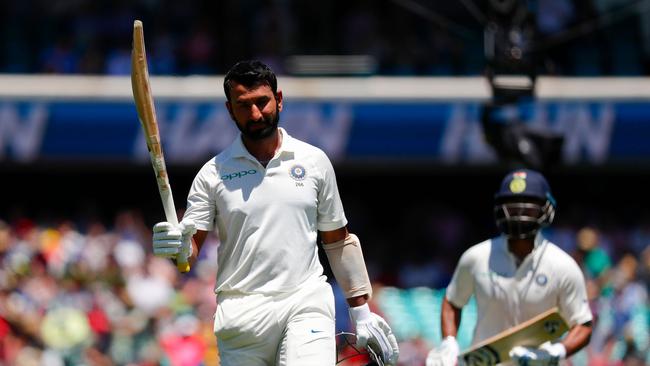 Cheteshwar Pujara played an incredible series. Picture: David Gray