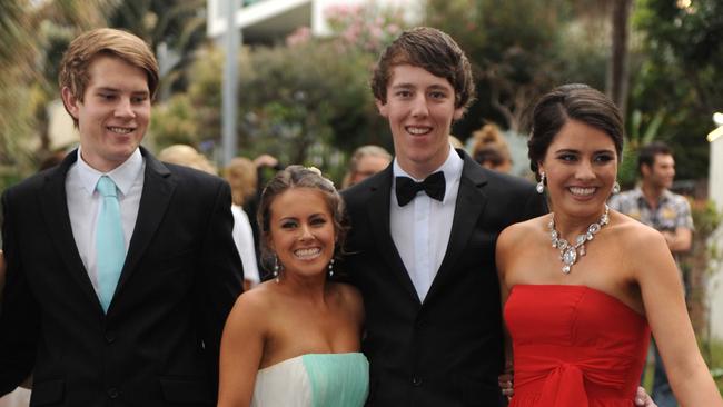 St Patrick’s College, Campbelltown year 12 students celebrating their formal in Wollongong in 2012.