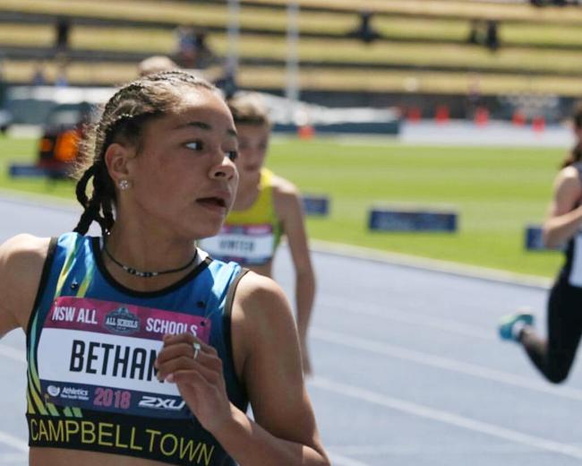 Betham beat a longstanding record in the 200m sprint, formerly held by a Commonwealth Games gold medallist.