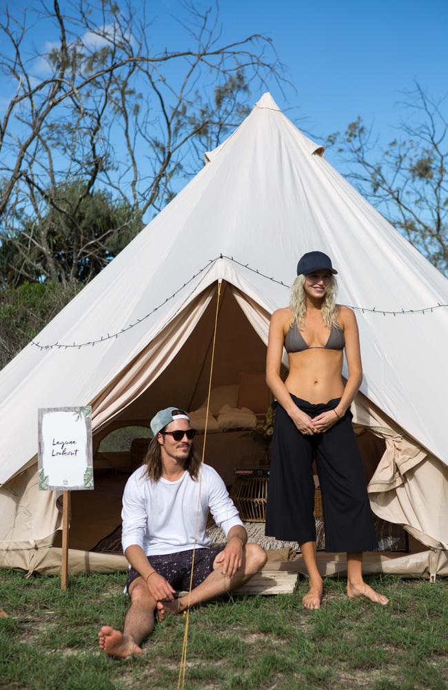 Pro snowboarder Alex 'Chumpy' Pullin and his girlfriend, Elodie.