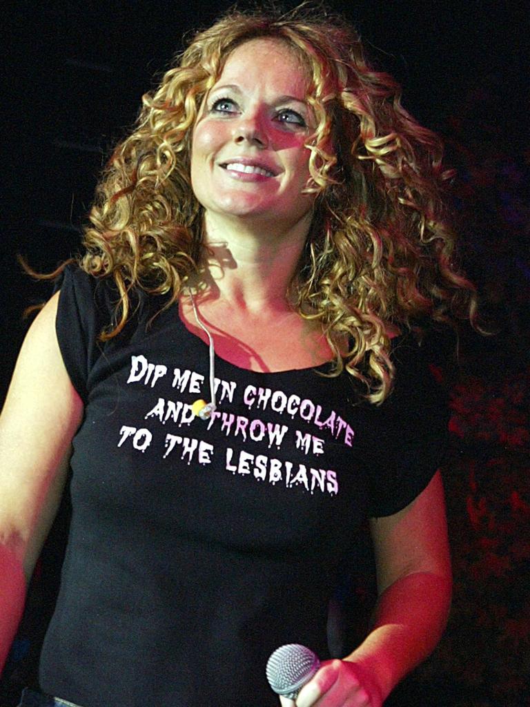 Geri wore this memorable top at G-A-Y in 2004. Picture: Getty