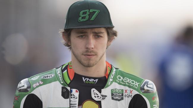 Remy Gardner of Australia finished fifth in the only Moto2 round, at Qatar, on March 8.