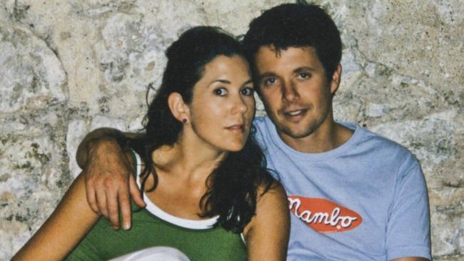 Mary with Frederik in 2000.