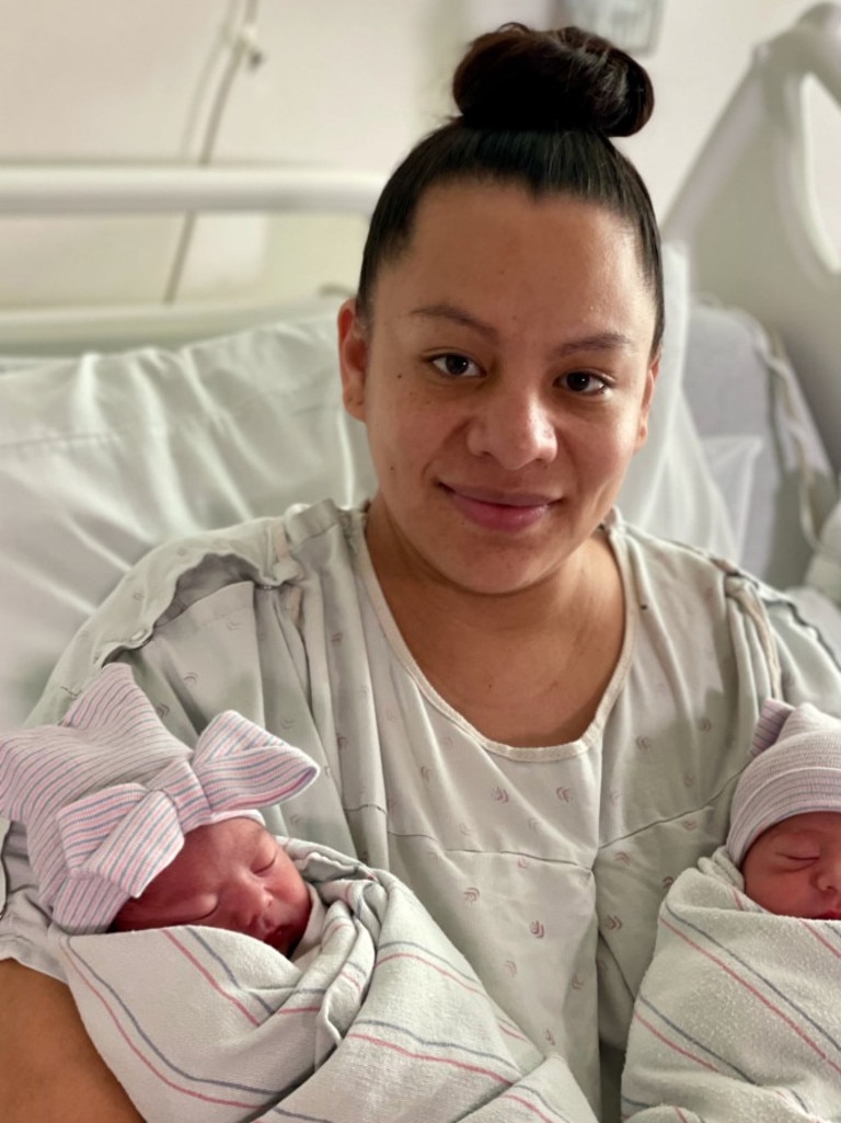 Mother Fatima Madrigal was surprised that her twins won’t share the same birthday (Source: Natividad Medical Centre)