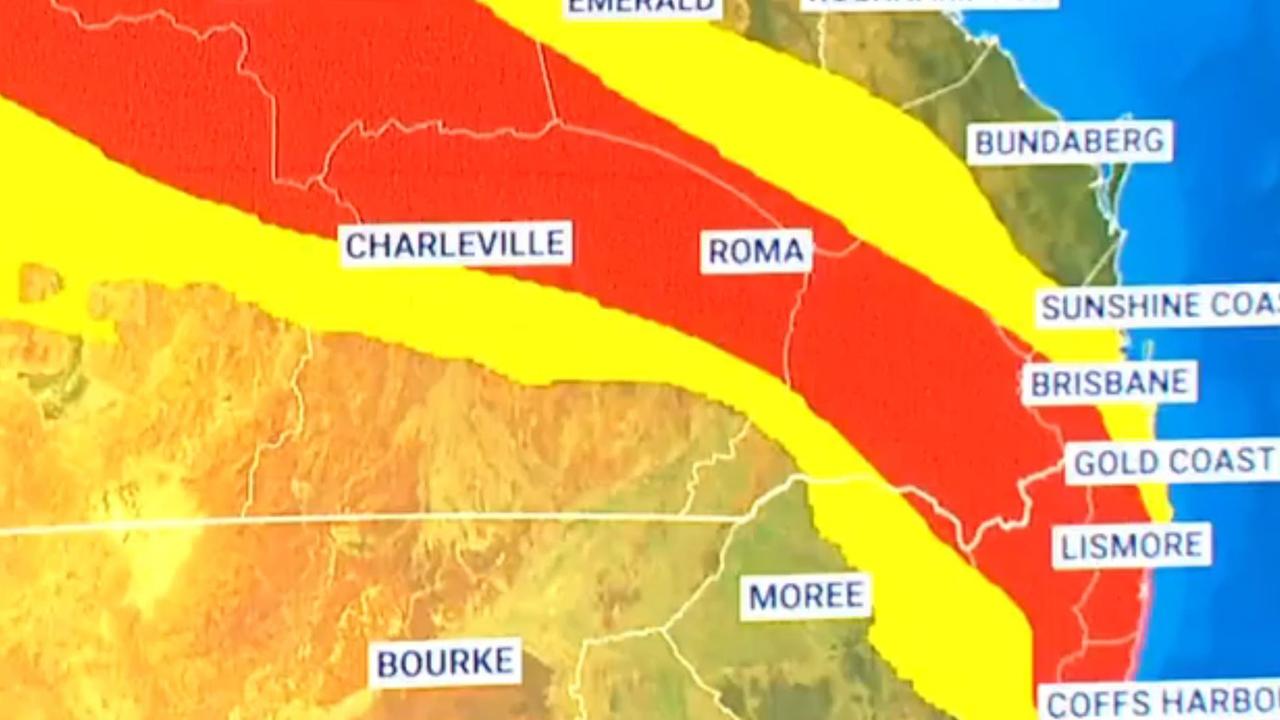 Severe thunderstorms are forecast for parts of Queensland. Picture: SKY