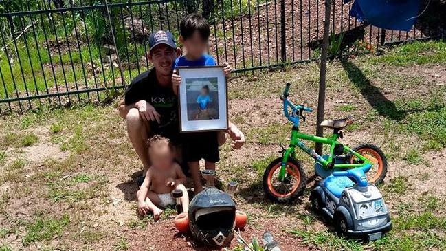 Jye Mulhall was allegedly driving a 4WD when it crashed in Stapleton in August 2019, killing his 5-year-old son Dmitri Charles Mulhall. Picture: Facebook