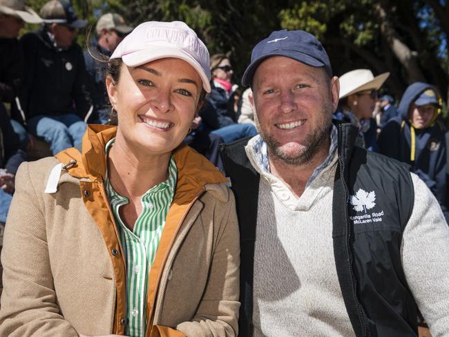 Sarah and Kris Green at Grammar Downlands Day at Toowoomba Grammar School, Saturday, August 19, 2023. Picture: Kevin Farmer