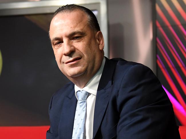 SYDNEY, AUSTRALIA - OCTOBER 19: NRL CEO Peter V'Landys poses during the Dally M Medal Awards at Fox Sports Studios on October 19, 2020 in Sydney, Australia. (Photo by NRL Photos - Pool/Getty Images)