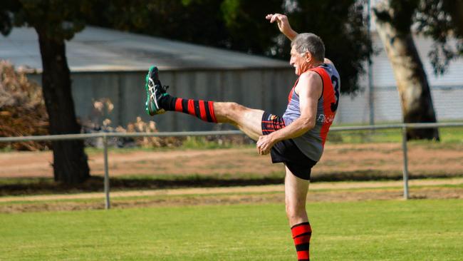 Johnstone in action for the Superdogs. Picture: Supplied