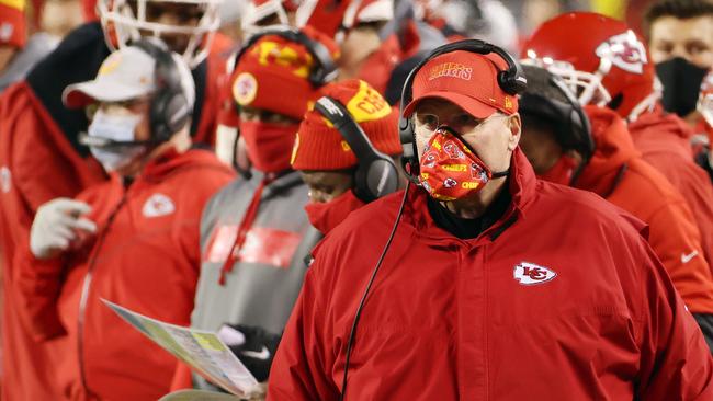 Kansas City Chiefs head coach Andy Reid. Picture: Jamie Squire/Getty Images