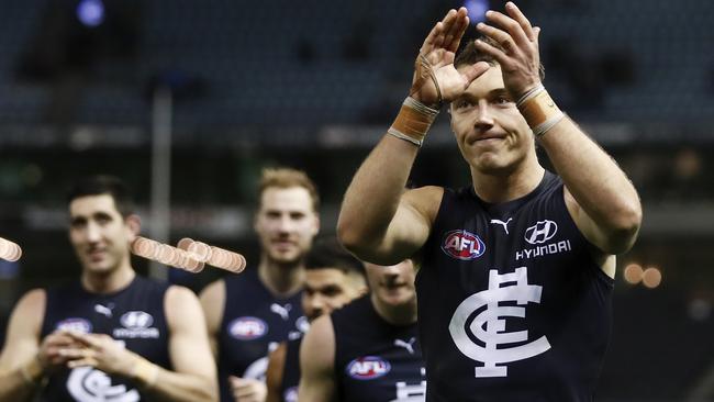 Patrick Cripps recommitted to the Blues before hitting free agency. Picture: Getty Images