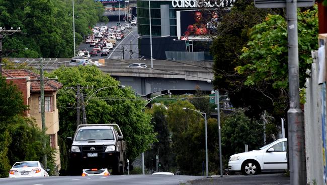 More than 30,000 cars use the road every day. Picture: Nicole Garmston