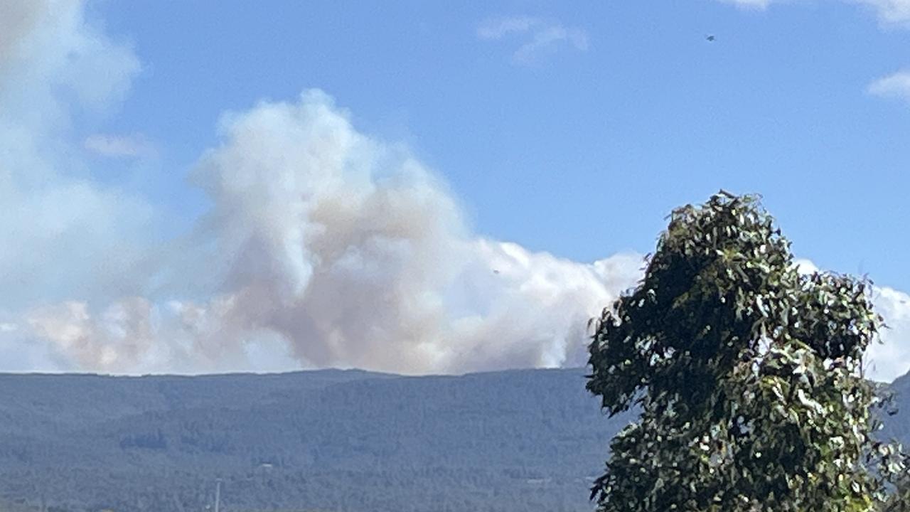 Fire bombers sent to Snug fire as TFS says blaze ‘difficult to control’