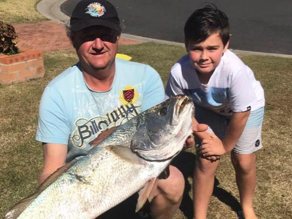 Wayne Smith and his son Noah. Picture: Facebook