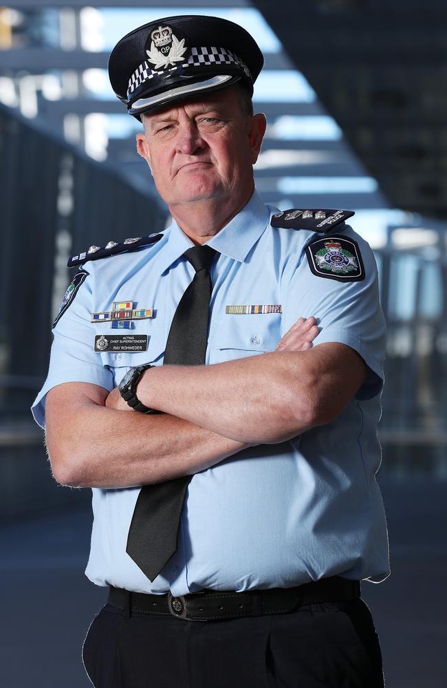 Acting Chief Superintendent Ray Rohweder, Brisbane. Picture: Liam Kidston.