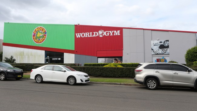 The shooting happened outside World Gym and Croc's Playcentre in Prospect. Sydney.Picture: NCA Newswire / Gaye Gerard