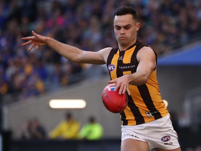 Karl Amon has been a terrific recruit for the Hawks. Picture: Getty Images