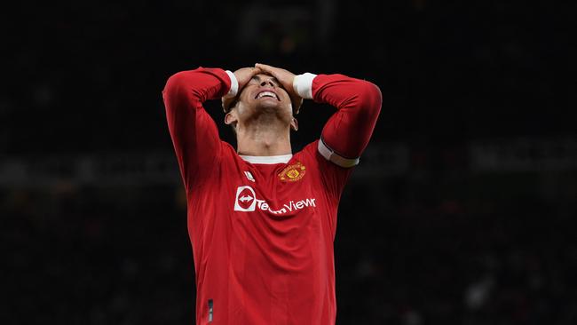 Manchester United isn’t looking too crash hot. (Photo by Paul Ellis / AFP)