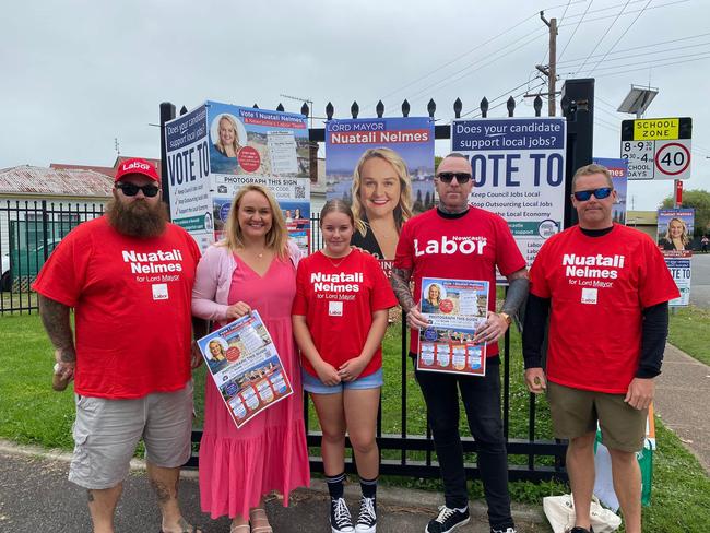 Lord Mayor of Newcastle Nuatali Nelmes out and about.