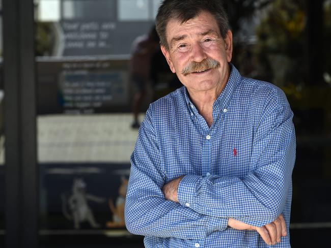 Michael Beatty at the RSPCA in Wacol. PICTURE: AAP/ John Gass