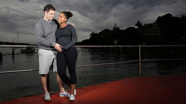 Todd McHardy and his wife Otua. Picture: Elenor Tedenborg/File