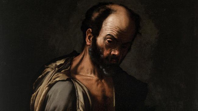 Detail, Jusepe de Ribera’s Aesop c.1625 oil on canvas, purchased in 2021 with funds provided by the Art Gallery NSW Foundation and the Art Gallery NSW 2019 Gala dinner.