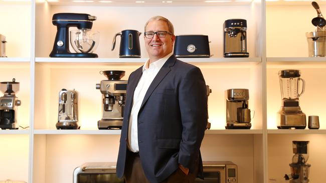 Breville CEO Jim Clayton. Picture: John Feder/The Australian.